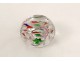 Paperweight sulfide crystal St. Louis flower crystal paperweight XX