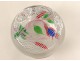 Paperweight sulfide crystal St. Louis flower crystal paperweight XX