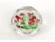 Paperweight sulfide crystal Saint Louis crystal paperweight twentieth flowers