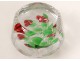 Paperweight sulfide crystal Saint Louis crystal paperweight twentieth flowers