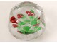 Paperweight sulfide crystal Saint Louis crystal paperweight twentieth flowers