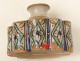 Inkwell polychrome Morocco flowers foliage Morocco inkwell nineteenth