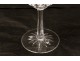 Service 45 glasses pitcher crystal flutes carved Villeroy &amp; Boch twentieth century