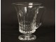 Service 45 glasses pitcher crystal flutes carved Villeroy &amp; Boch twentieth century