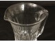 Service 45 glasses pitcher crystal flutes carved Villeroy &amp; Boch twentieth century