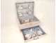 Dinette child doll porcelain Limoges cups flowers LJ &amp; Cie France XXè