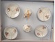 Dinette child doll porcelain Limoges cups flowers LJ &amp; Cie France XXè