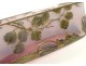 Planter enamelled glass gilding cut flowers Montjoye Art Nouveau XIXth