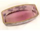 Planter enamelled glass gilding cut flowers Montjoye Art Nouveau XIXth