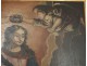 Great table HST religious Saint Agnes of Rome lamb cherubs XIX