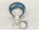 White opaline glass absinthe carafe night Valet sugar Napoleon III 19th