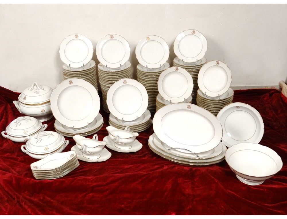 Service vaisselle porcelaine