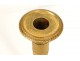 Paire bougeoirs flambeaux bronze doré Directoire candlesticks XVIIIè siècle