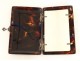 Wallet purse scales tortoiseshell silver Napoleon III nineteenth century