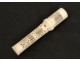 Carved Ivory Needle Case 19th Century