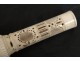 Carved Ivory Needle Case 19th Century