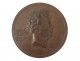 Medal Bronze bas-relief plaque portrait Victor Black Demay 1870 XIX