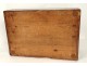 Large antique cedar wood casket box casket french nineteenth century