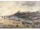 HST table Alfred waterfront landscape Casile Normandy beach painting XIX