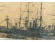 Navy Charcoal Frank Boggs harbor boats ships for nineteenth century wars