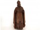 Wood statue sculpture St Peter Rome bishop&#39;s miter Pope seventeenth century