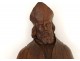 Wood statue sculpture St Peter Rome bishop&#39;s miter Pope seventeenth century
