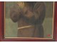HST religious man painting portrait painting twentieth century monk Deteix