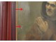 HST religious man painting portrait painting twentieth century monk Deteix