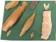 Lot tips prehistoric flint stone Neolithic knives arrows