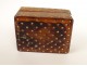 Fly box tortoiseshell inlaid gold flower basket XVIII characters