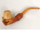 Meerschaum pipe amber antique hand carved meerschaum pipe nineteenth century