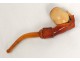 Meerschaum pipe amber antique hand carved meerschaum pipe nineteenth century