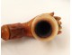 Meerschaum pipe amber antique hand carved meerschaum pipe nineteenth century