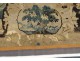 Aubusson tapestries pair valances landscape flower tapestry XVIII
