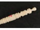 Needle Case needle holder carved ivory nineteenth century
