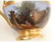 Paris porcelain saucer landscapes characters boat nineteenth Empire