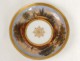 Paris porcelain saucer characters landscapes boats nineteenth Empire