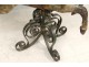 Horse polychrome carved wooden carousel jumper Gustave Bayol wrought iron XIX