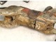Horse polychrome carved wooden carousel jumper Gustave Bayol wrought iron XIX