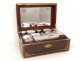 Need travel bottles mahogany golden brass Aucoc Elder money XIXth crest