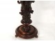 Rare carved column wheel cherubs putti loves flowers nineteenth century