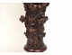 Rare carved column wheel cherubs putti loves flowers nineteenth century