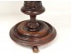 Rare carved column wheel cherubs putti loves flowers nineteenth century