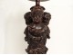 Rare carved column wheel cherubs putti loves flowers nineteenth century