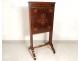 Soft seat ticket secretary writing desk rosewood Charles X nineteenth century