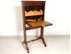 Soft seat ticket secretary writing desk rosewood Charles X nineteenth century