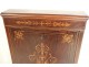 Soft seat ticket secretary writing desk rosewood Charles X nineteenth century