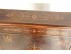 Soft seat ticket secretary writing desk rosewood Charles X nineteenth century