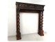 Decorative trim element dragons carved fireplace eighteenth columns