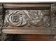 Decorative trim element dragons carved fireplace eighteenth columns